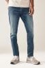 Blaue Waschung - Enge Passform - Klassische Stretch-Jeans, Skinny Fit