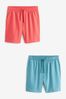 Pink/Blue Lightweight Shorts 2 Pack