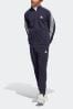 adidas Navy Sportswear Basic 3-Stripes French Terry Tracksuit