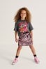 Charcoal Grey Top and Sequin Skirt Set (3-16yrs)