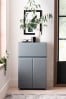 Grey Sloane Glass Collection Luxe Space Saving Sideboard, Space Saving