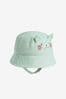Mint Green Character Baby Bucket Hat (0mths-2yrs)