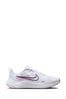 Nike White Downshifter Printed Running Trainers