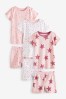 Pink Star Short Pyjamas 3 Pack (9mths-16yrs)