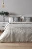 Riva Paoletti Cream Osyter Gold Marble Luxe Duvet Cover And Pillowcase Set