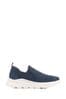 Pavers Blue Laceless Arch Support Trainers