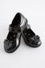 Black Patent Infant School Bow Mary Jane Shoes
