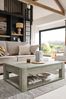 Grey Heath Oak Effect Large Coffee Table