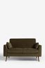 Fine Chenille Moss Green Mila Compact 2 Seater 'Sofa In A Box'