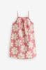 Pink Floral Strappy integrated Dress (3-16yrs)