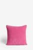 Fuchsia Pink 45 x 45cm Soft Velour Cushion, 45 x 45cm