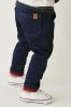 Rinse-Waschung mit roten Aufschlägen - superweich Pull-On-Jeans mit Stretch (3 Monate bis 7 Jahre)