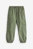 Khaki Green Parachute Cargo Cuffed Trousers (3-16yrs)