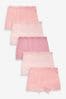 Pink Shorts 5 Pack (2-16yrs)