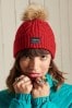 Superdry Red Cable Lux Beanie