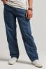 Superdry Blue Organic Cotton Vintage Carpenter Jeans