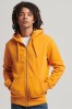 Superdry Yellow Organic Cotton Vintage Logo Embroidered Zip Hoodie