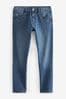 Bright Blue Skinny Comfort Stretch bermuda Jeans, Skinny Fit