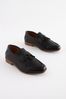 Black Tassel Wide Fit (G) Smart Tassel Detail Loafers, Wide Fit (G)