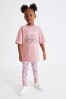 Schmetterling, pink - T-Shirt und Leggings im Set (3-16yrs)
