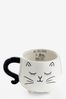 Monochrome Cat Mug