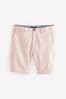 Light Pink Slim Stretch Chino Shorts