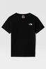 The North Face Black Simple Dome Teen T-Shirt