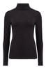 Pour Moi Black Glitter Roll Neck Second Skin Thermals