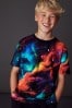 Space Galaxy All-Over Print Short Sleeve T-Shirt (3-16yrs)