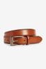 Tan Brown Signature Leather Brogue Belt