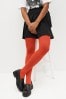 Red Colour Opaque Tights 1 Packs