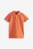 Orange Short Sleeve Polo Shirt (3-16yrs)