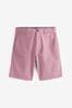 Pink Slim Stretch Chino Shorts