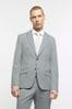 River Island Grey Skinny Twill Suit: Jacket