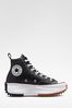 Converse Black Run Star Hike Leather Trainers