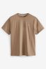 Tan Brown Stag T-Shirt, Regular