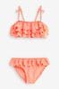 Fluro Orange Tiered Bikini (3-16yrs)