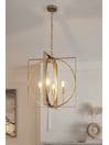 Brass Oxton 4 Light Chandelier Light