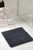 Charcoal Grey Giant Bobble Shower Mat, Shower