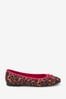 Leopard Print Regular/Wide Fit Forever Comfort® Ballerina Shoes, Regular/Wide Fit