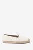 White Forever Comfort® Flat Espadrille Shoes