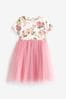 Pink Floral Tutu Skirt Dress (3mths-7yrs)