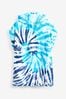 Blue Tie Dye Towelling Cover-Up (3-16yrs)