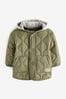 Khaki Green Quilted Jacket robes (3mths-7yrs)