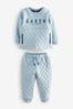 Baker by Ted Baker (0-6yrs) Quilted Sweater Bronze and Jogger Set