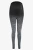 JoJo Maman Bébé Grey Ombré Maternity Seamless Support Workout Leggings