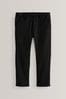 Black Pull-On Waist School Formal Stretch Skinny Trousers (3-17yrs), Regular Pull-On Waist
