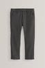 Grey Pull-On Waist School Formal Stretch Skinny Trousers (3-17yrs)