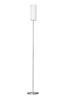 Eglo White Troy 3 Nickel and Matte Floor Lamp