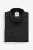 Black Regular Fit Easy Care Textured Shirt, Regular Fit
